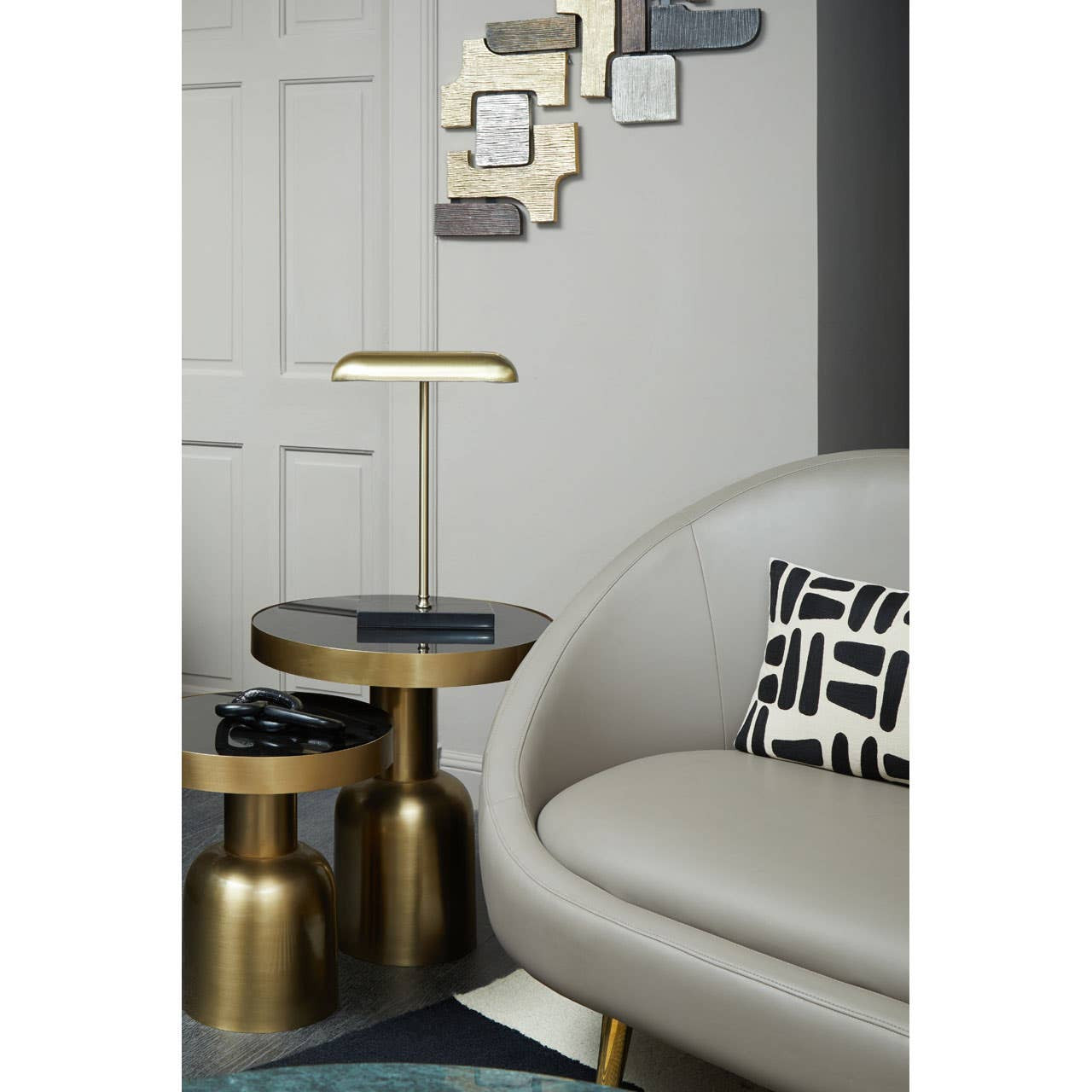 Bailey Brass Finish Desk Lamp