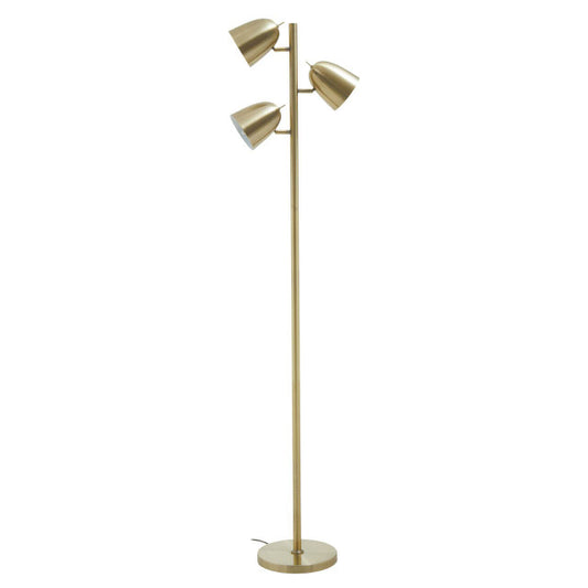 Nevada Brass Finish Floor Lamp