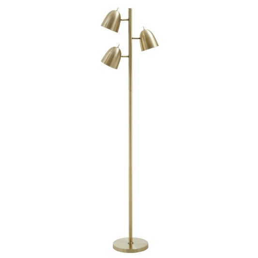 Nevada Brass Finish Floor Lamp
