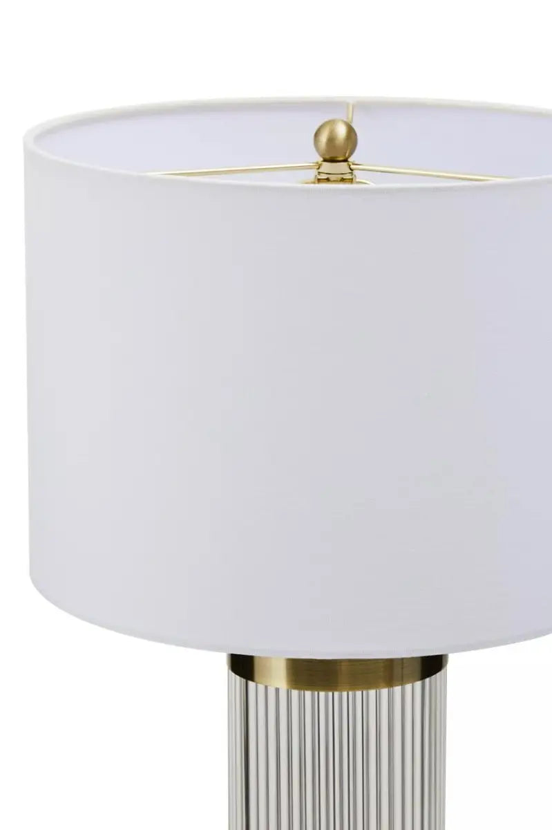 Nalita White And Gold Table Lamp