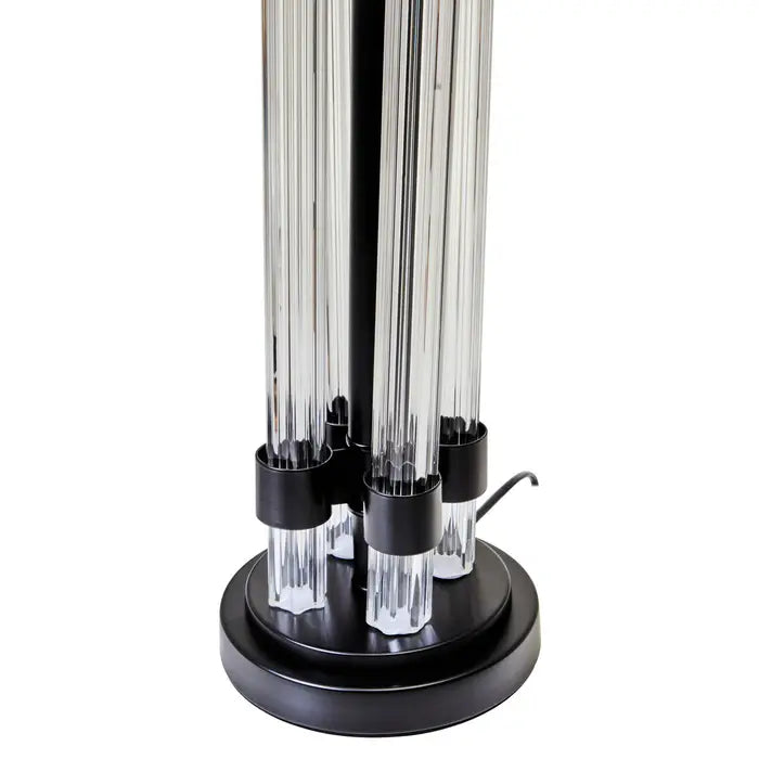 Madelyn Table Lamp Matt Black & Ivory