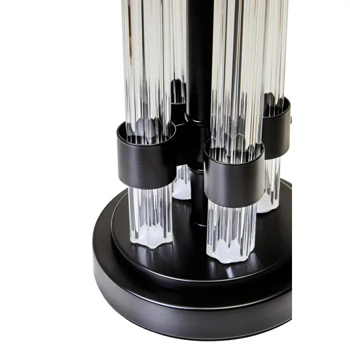 Madelyn Table Lamp Matt Black & Ivory