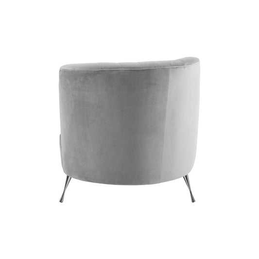 Chimes - Tiffany Chaise Longue - Grey Velvet