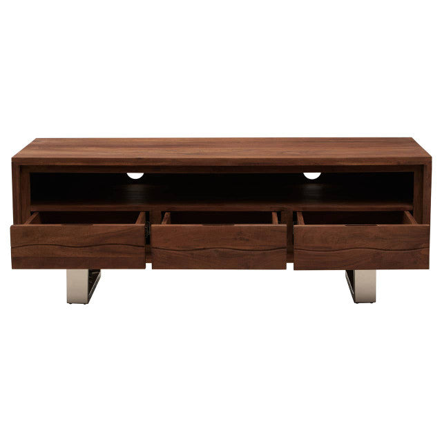 Surie Acacia Wood Media Unit