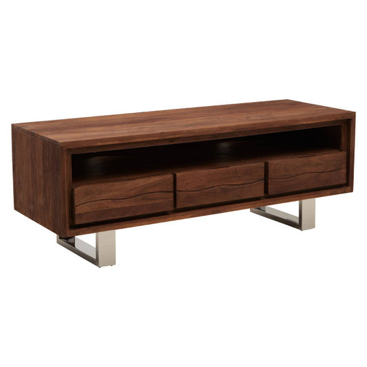 Surie Acacia Wood Media Unit