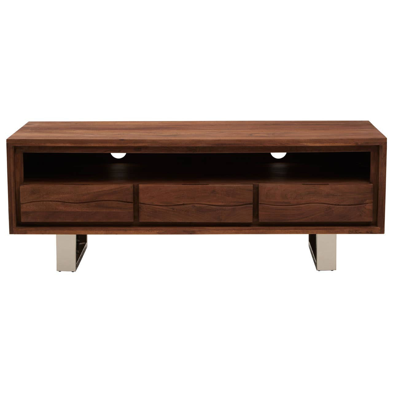 Surie Acacia Wood Media Unit