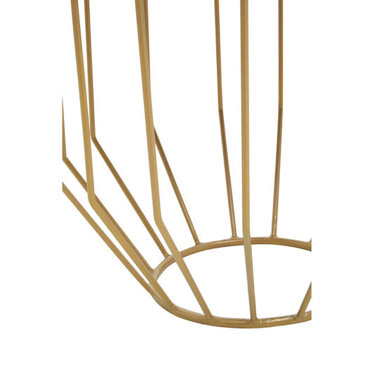 Chelsea Townhouse Hair on Leather Round Side Table