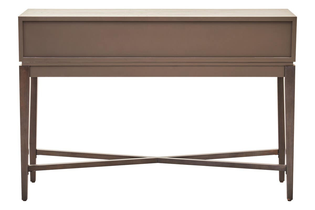 Henri Antique Grey Two Drawer Console Table