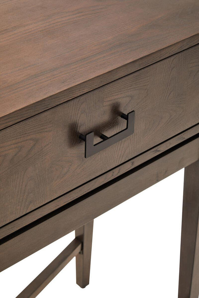 Henri Antique Grey Two Drawer Console Table