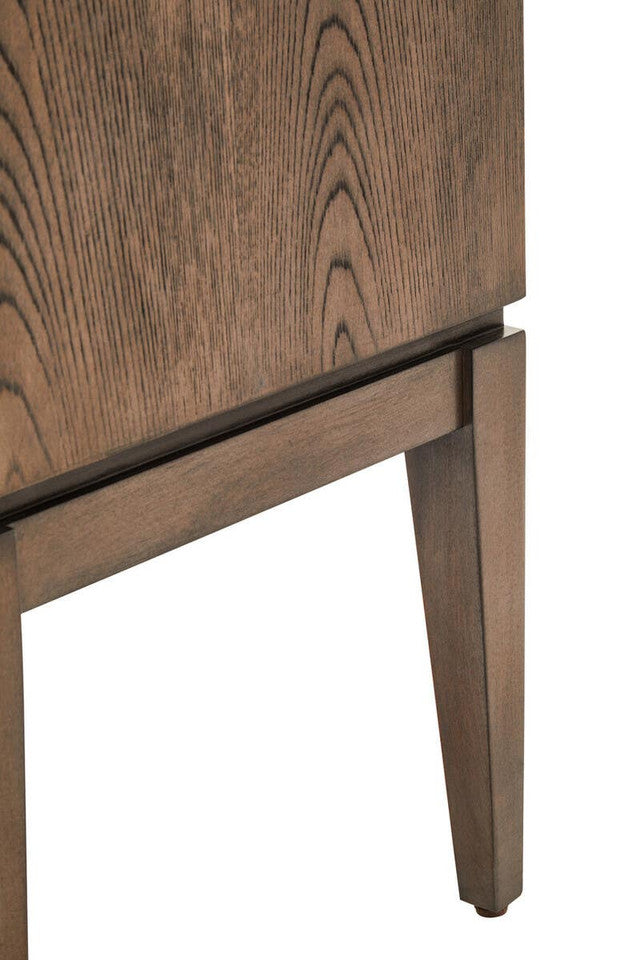 Maya One Drawer Antique Grey Side Table