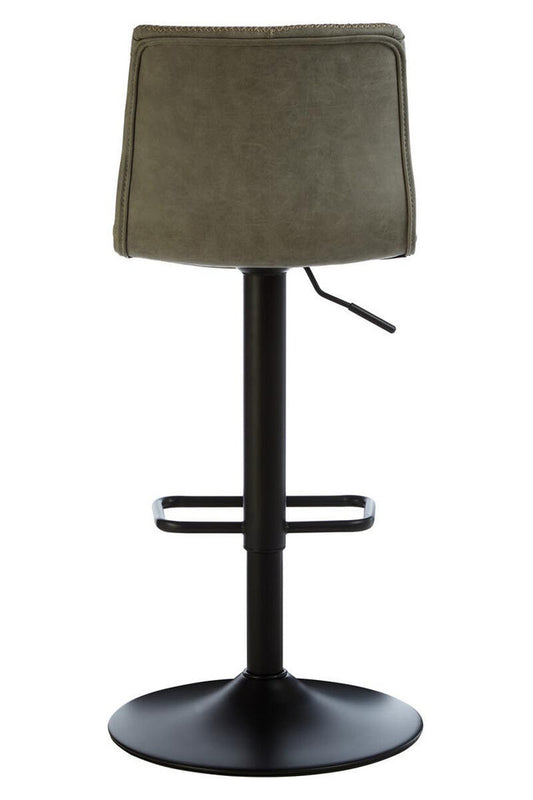 Dakota Set Of Two High Back Ash Bar Stools