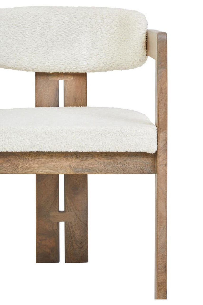 Torre Grey Mango Wood Chair
