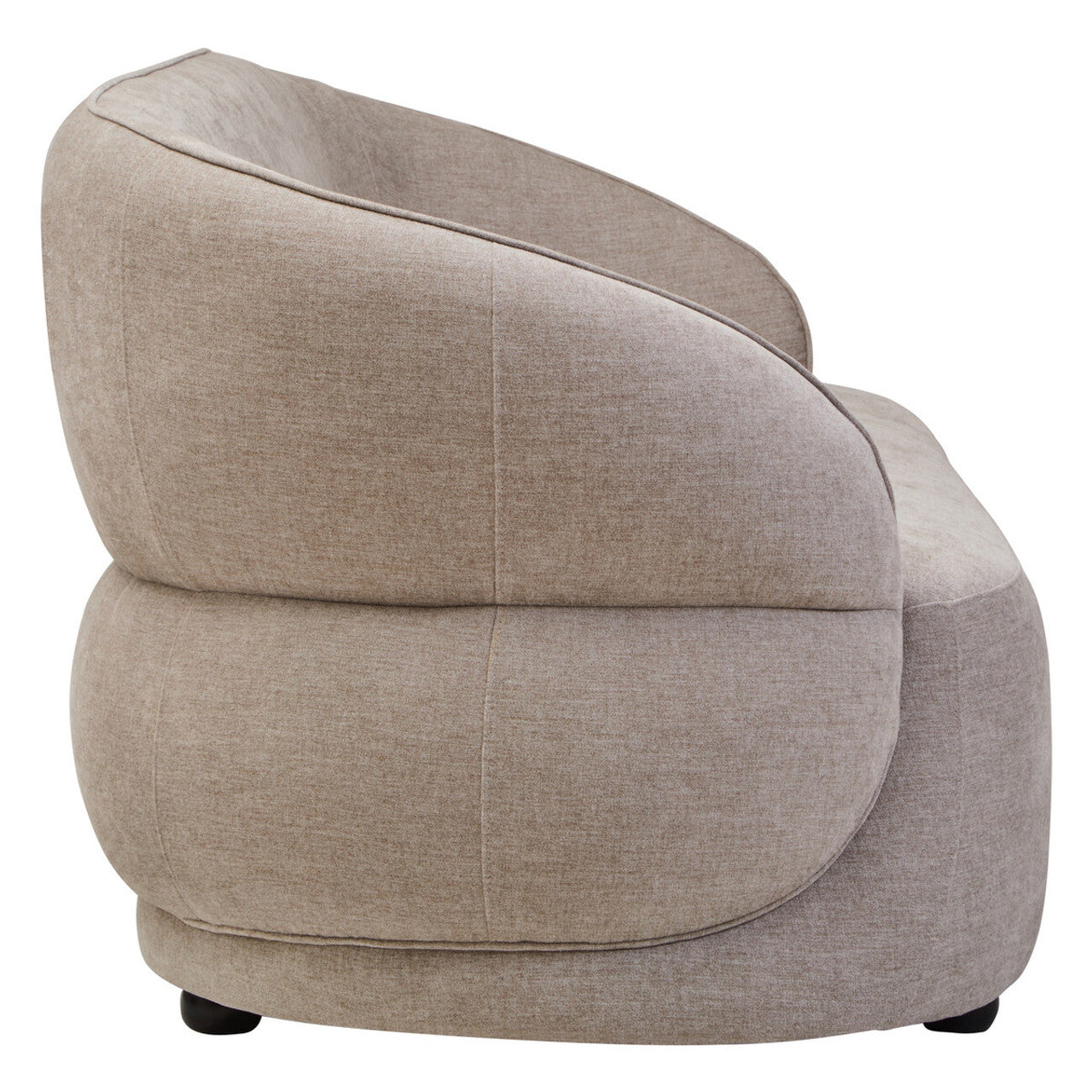 Farrah Taupe Chenille Three Seater Sofa