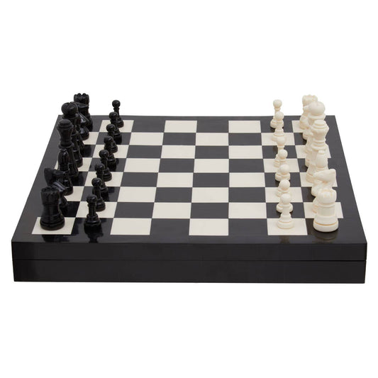 Beckford Games Black and White Chess Set