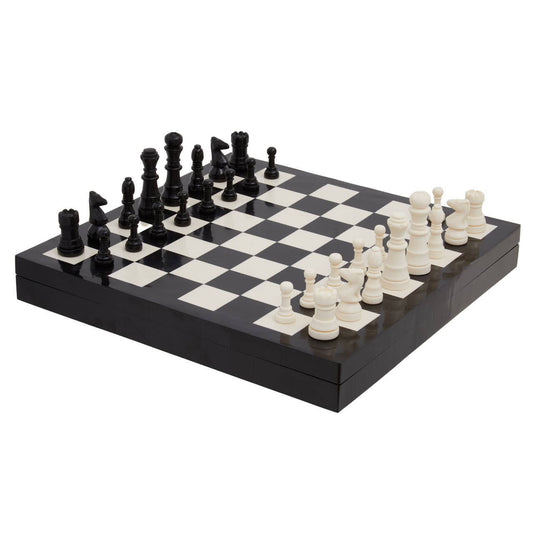 Beckford Games Black and White Chess Set