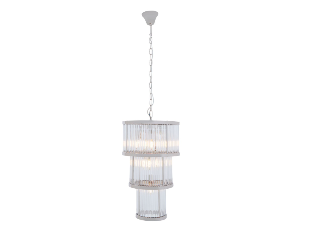 Chimes - Scarla 3 Tier Chandelier silver