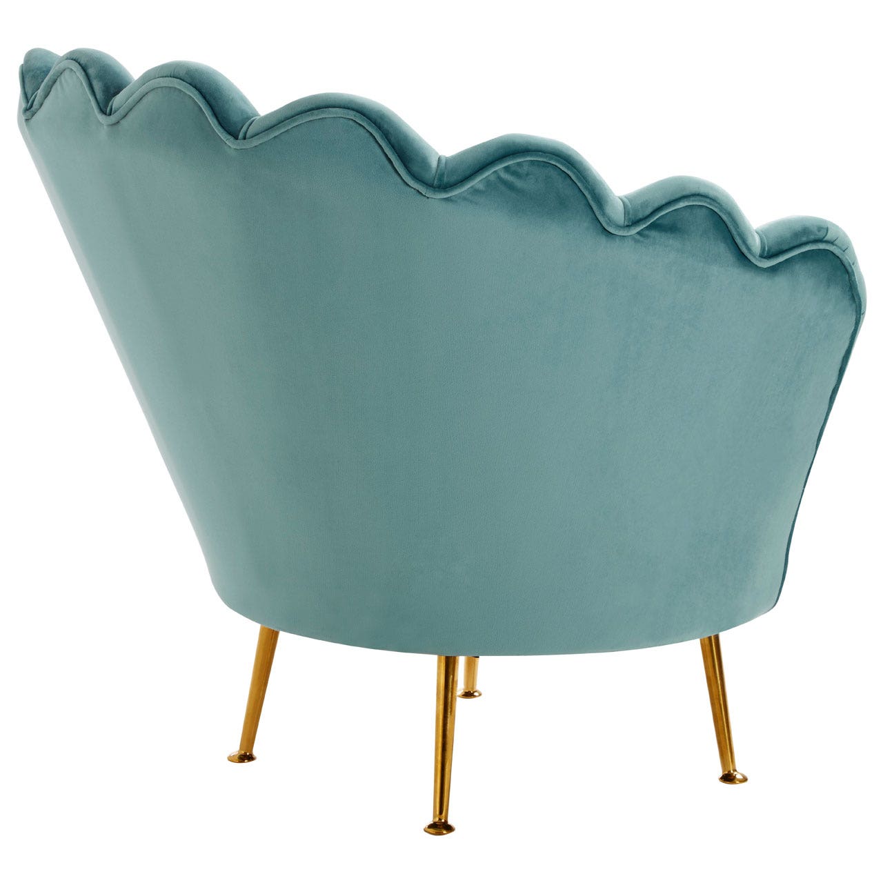 Chimes - Monroe Blue Scalloped Chair