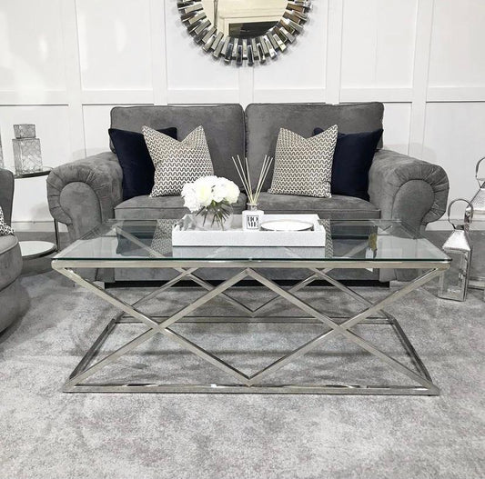 Chimes - Royalton Inverted Prism Base Coffee Table