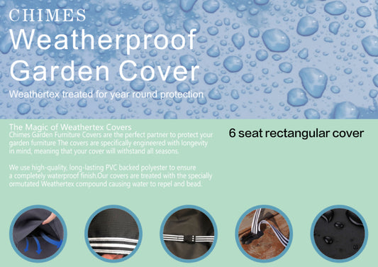 Cover Pack for 6 Seat Rectangular Dining Set