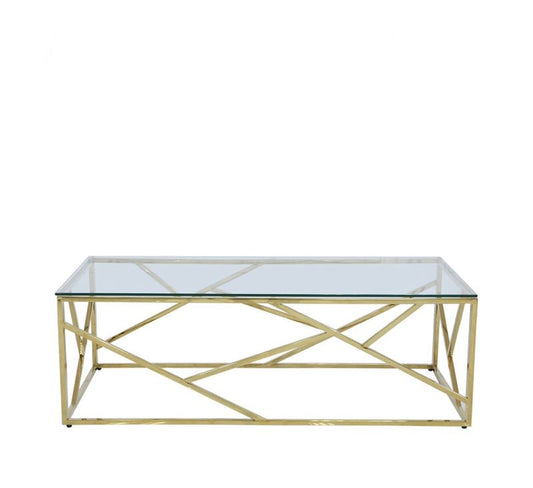 Chimes - Ariana Gold Metal Coffee Table