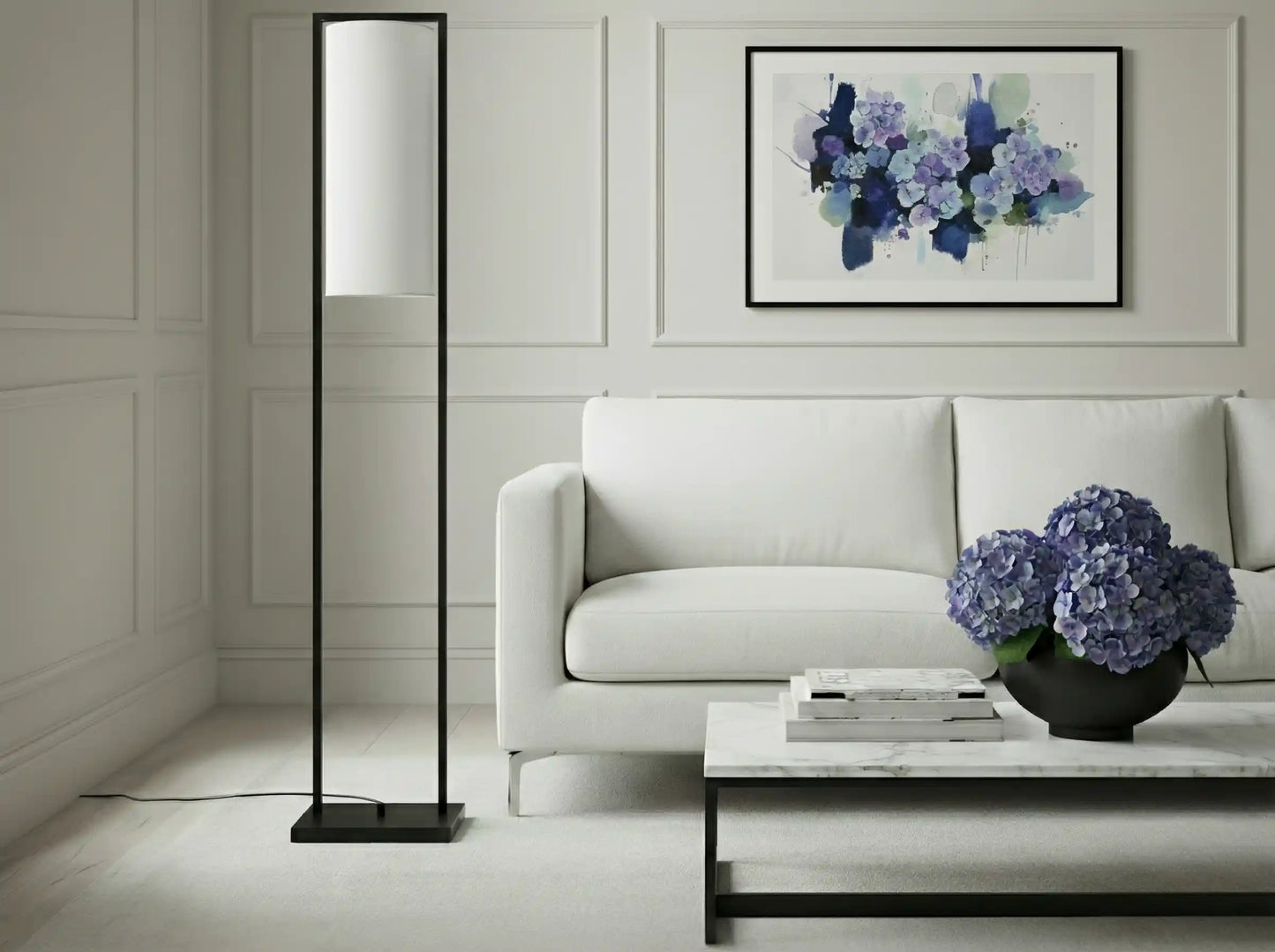 Ares Black Floor Lamp