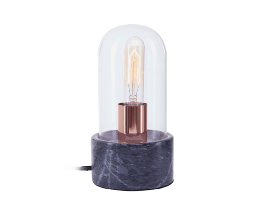 Chimes - Bell Lamp With Black Marble Base