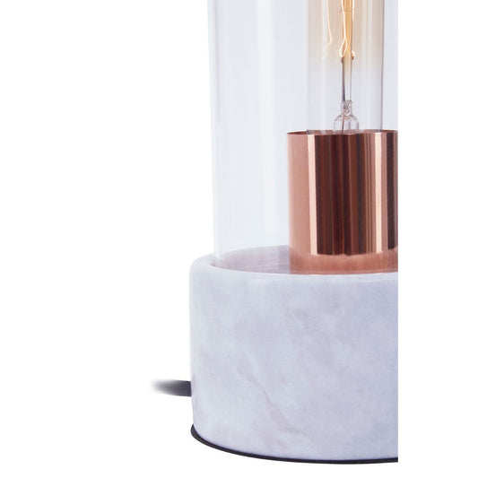 Chimes - Bell Lamp With Grey Marble Base