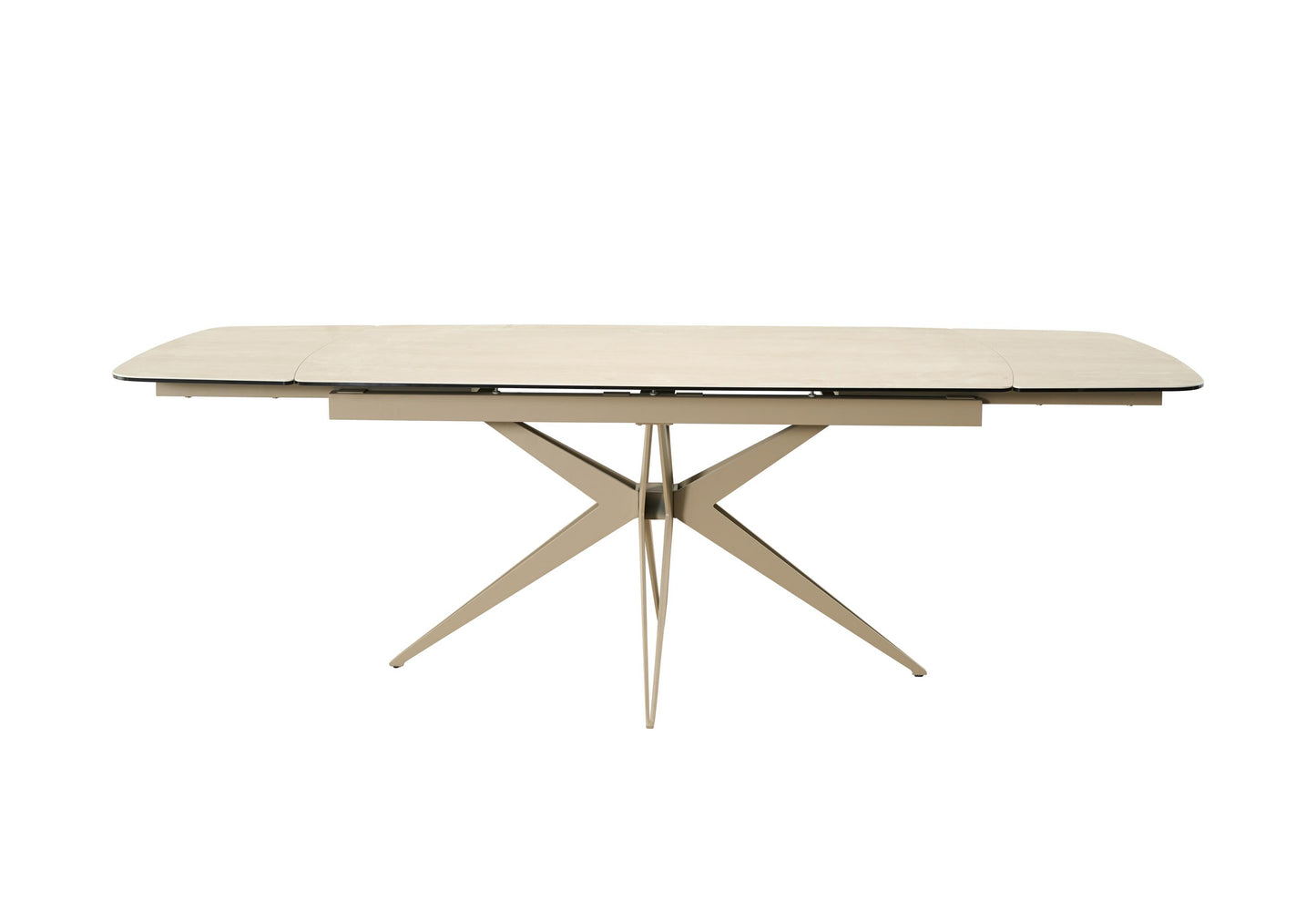 Naples 2.4m Extending Natural Travertine Dining Table