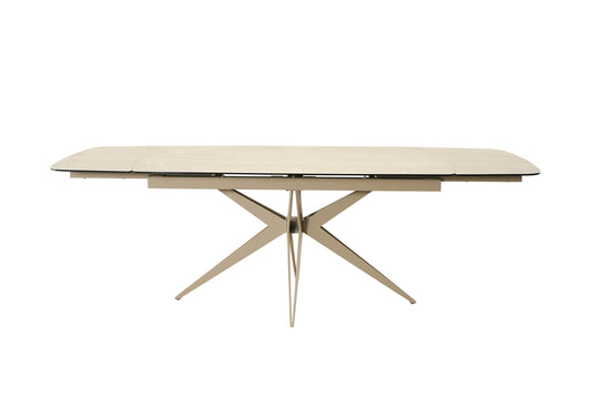 Naples 2.4m Extending Natural Travertine Dining Table