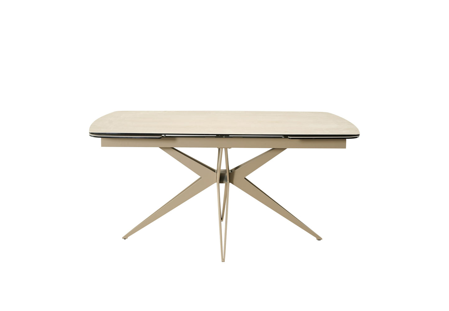 Naples 2.4m Extending Natural Travertine Dining Table