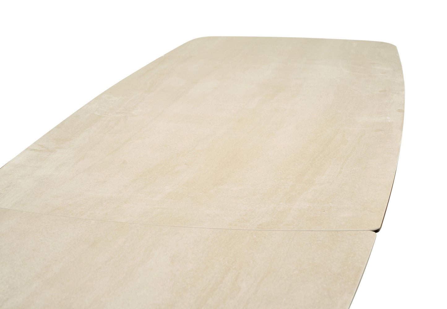 Naples 2.4m Extending Natural Travertine Dining Table