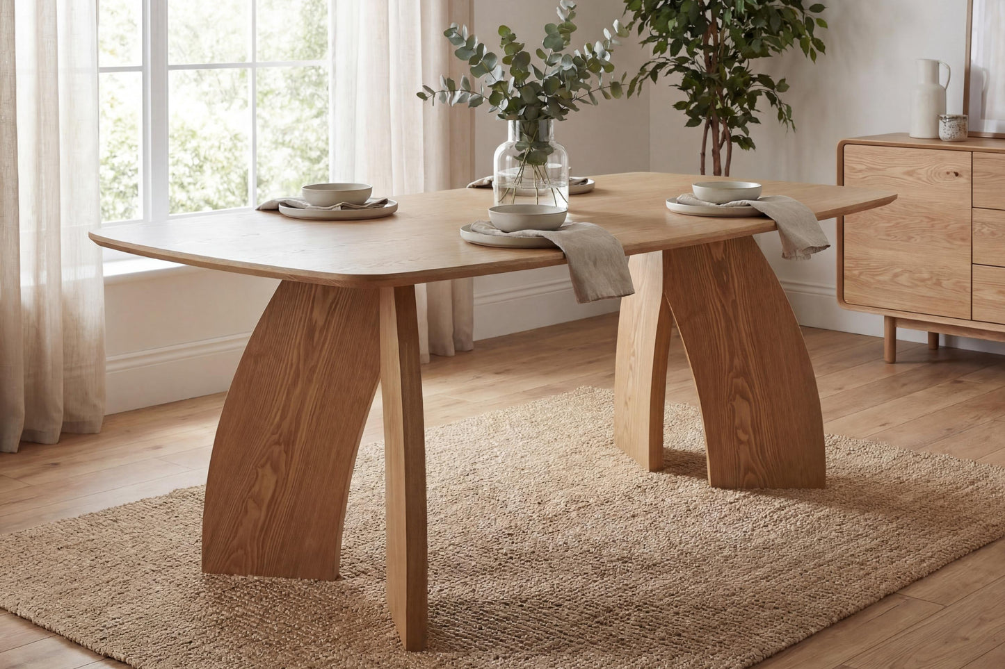 New Forest 2m Natural Dining Table