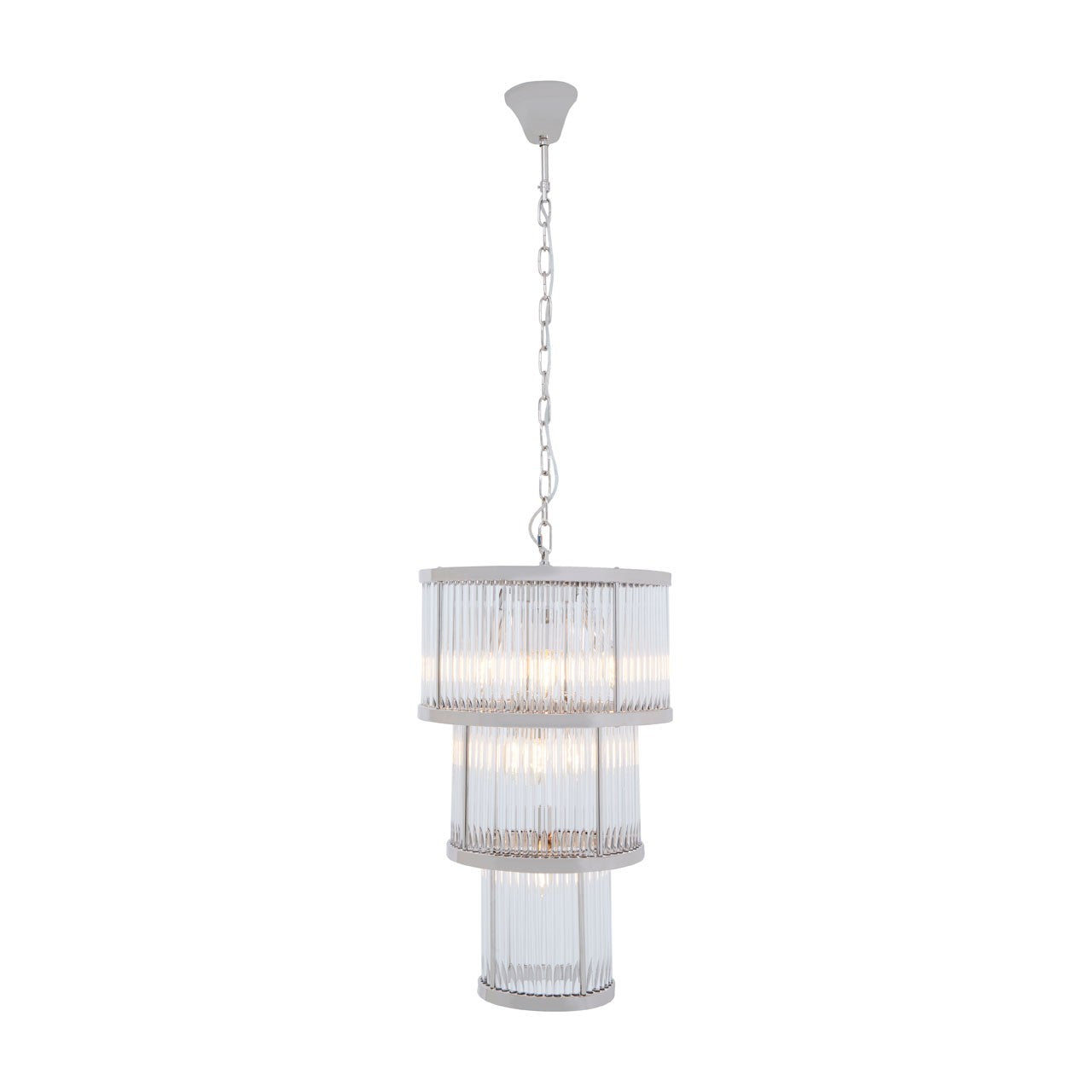 Chimes - Scarla 3 Tier Chandelier silver