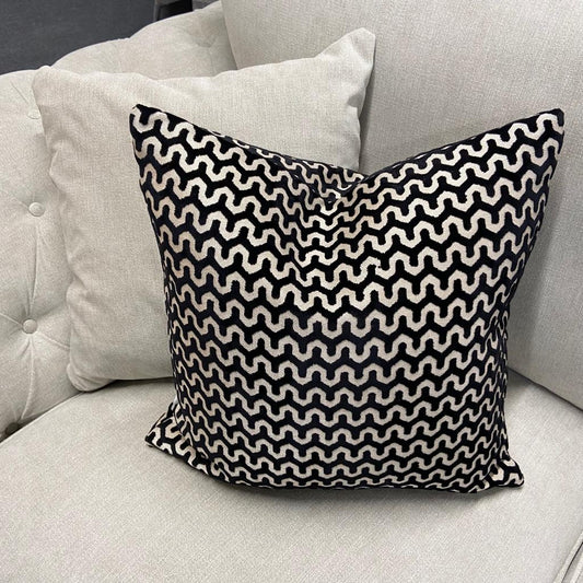 Chimes  - Oslo Black Cushion 43 x 43