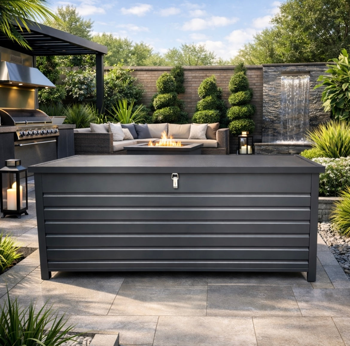 Chimes - Aluminium Cushion Storage Box