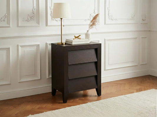 Ana Chocolate Finish Bedside Table