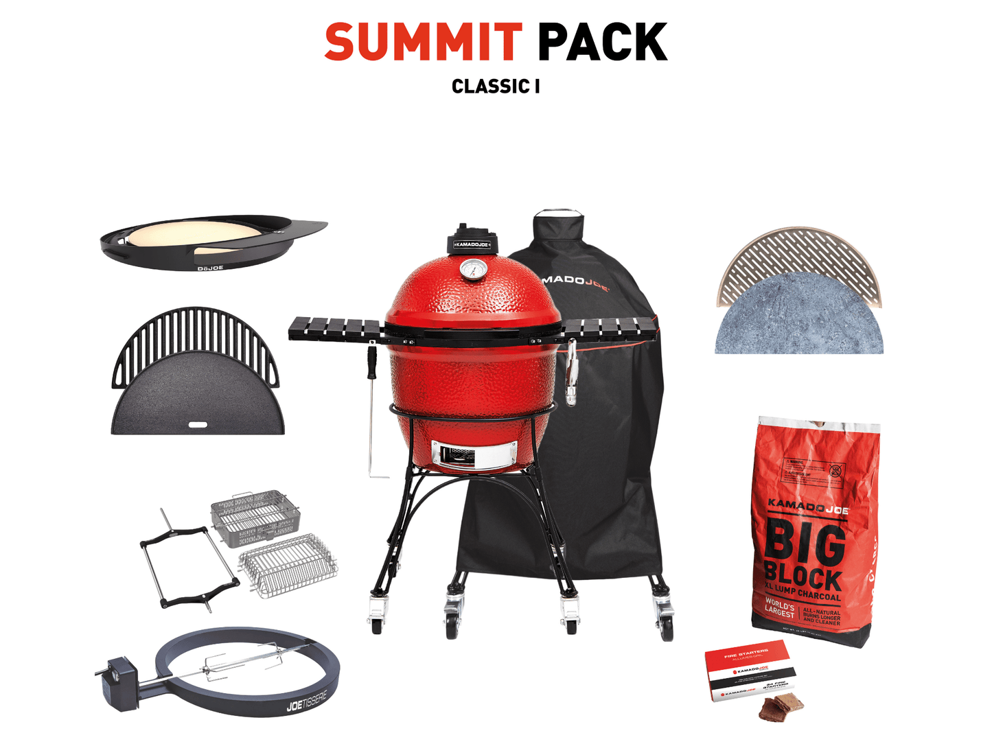 Kamado Joe Classic I - Summit Pack