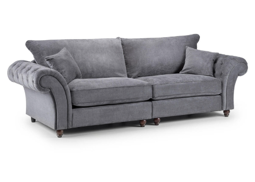 Chimes - Belvedere 4 seater sofa - Charcoal Grey