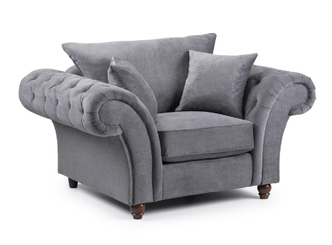 Chimes - Belvedere Armchair - Charcoal Grey