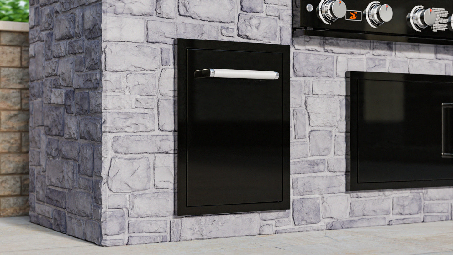 Whistler Grills - Burford Built-in Bin Unit - Black