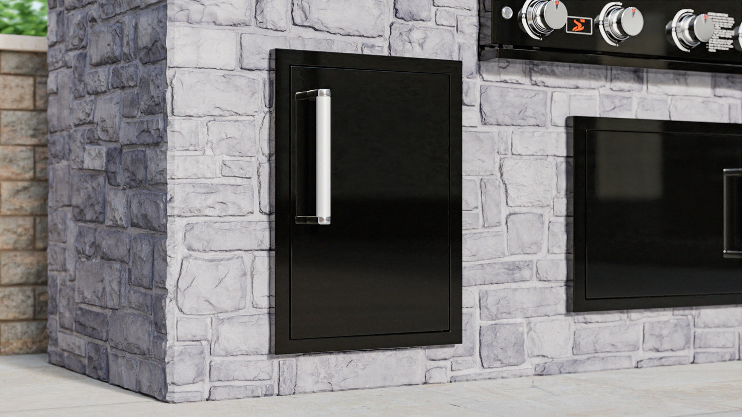 Whistler Grills - Burford Built-In Single Door (Large) - Black