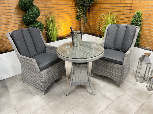 Chimes - Stone Grey Bella 2 Seat Bistro - 75cm Standard Table