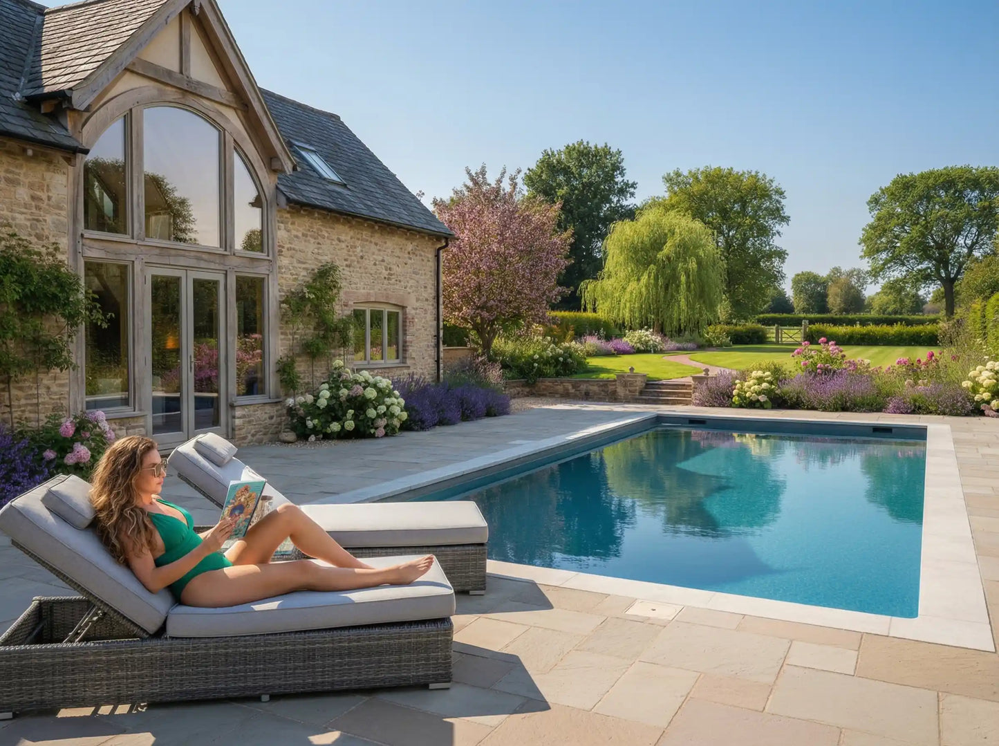 Chimes - Prestige Grey Napoli Sun Lounger Set