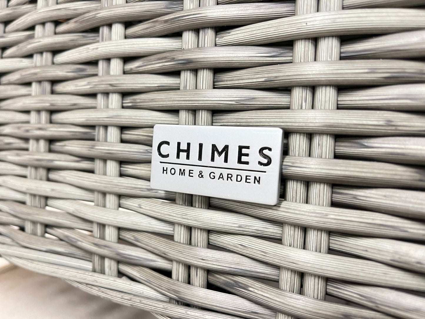 Chimes - Prestige Grey Madrid 8 Seat Rectangular Dining Set - 1 Meter x 2 Meter Rectangular Table