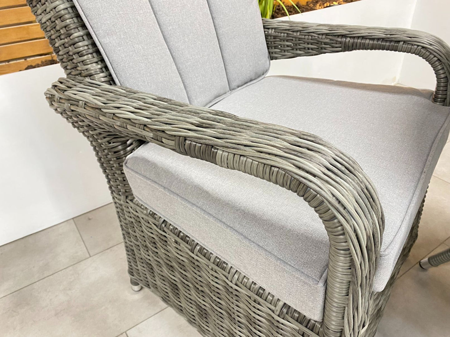 Chimes - Prestige Grey Valencia 2 Seat Bistro