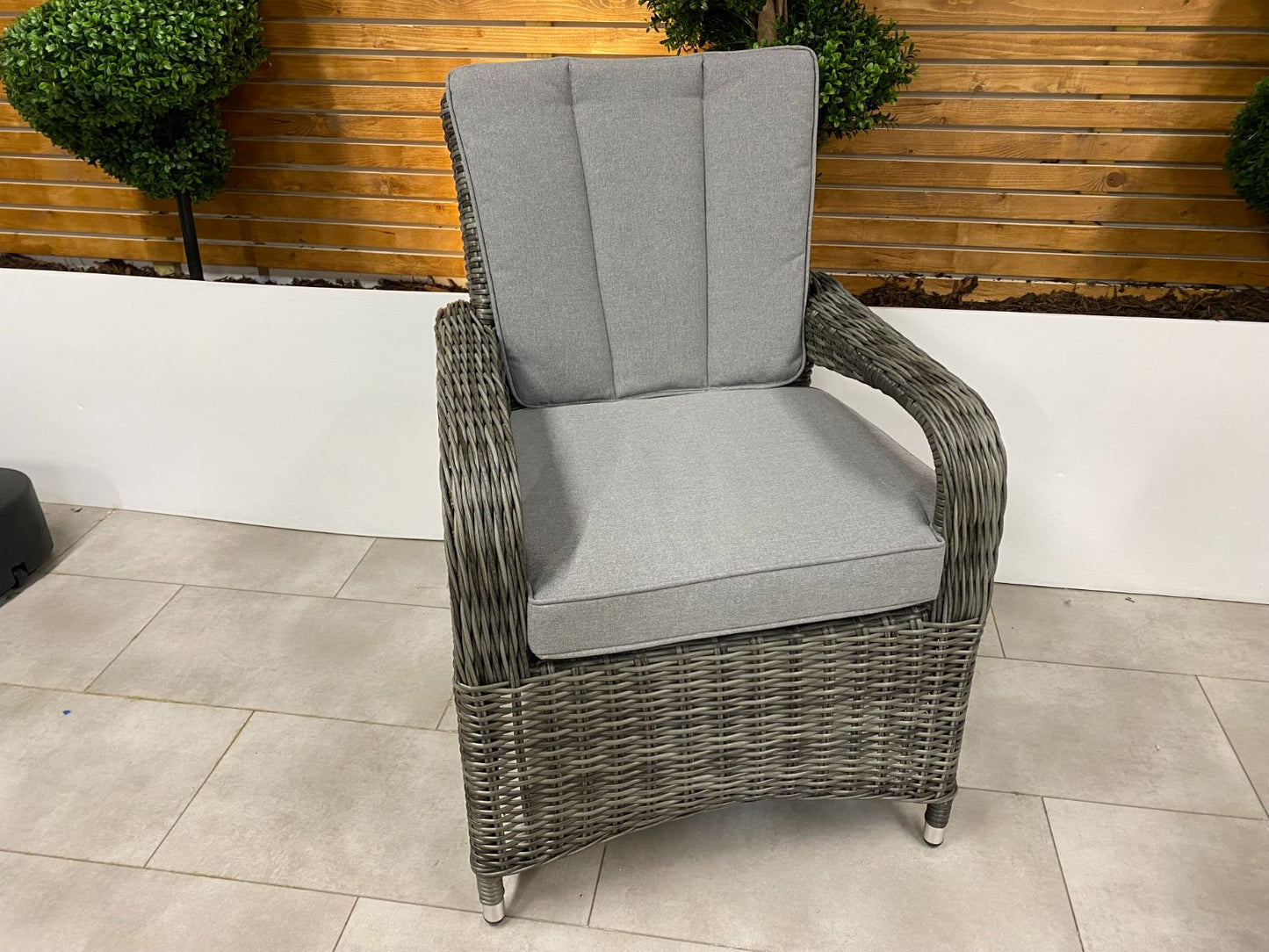 Chimes - Prestige Grey Valencia 2 Seat Bistro