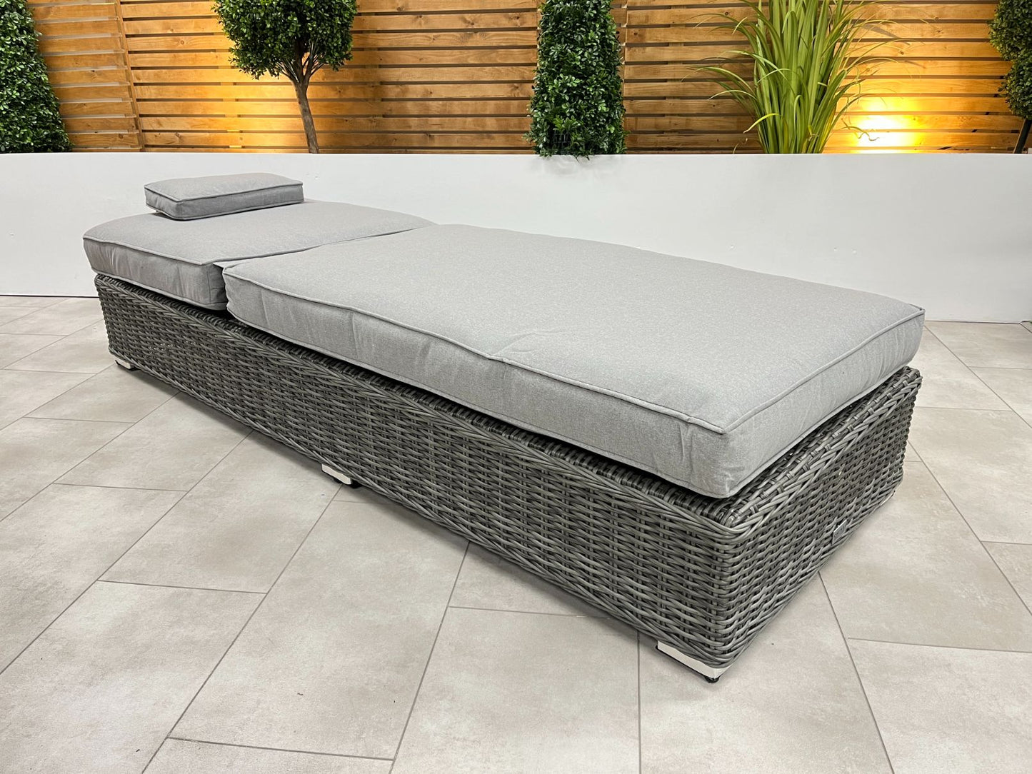 Chimes - Prestige Grey Napoli Sun Lounger Set