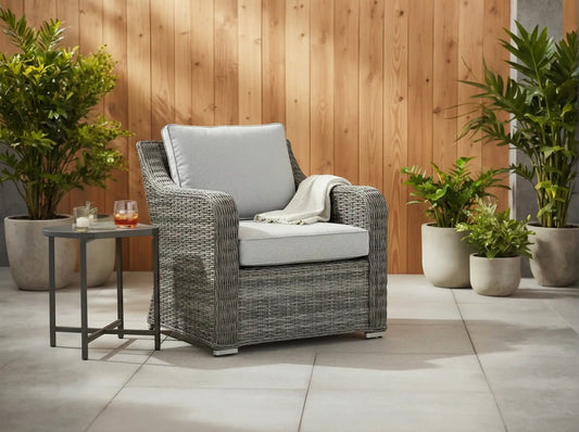 Chimes - Prestige Grey Deluxe Armchair