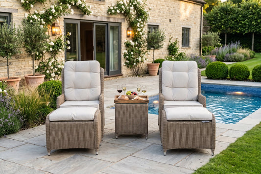 Chimes - Sandstone Amore Reclining Lounge Set