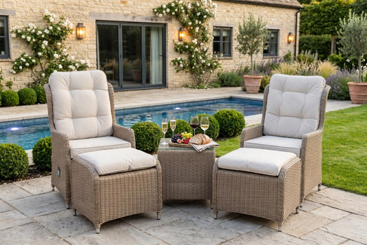 Chimes - Sandstone Amore Reclining Lounge Set